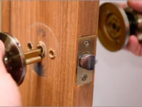 how to install a lock on a bedroom door